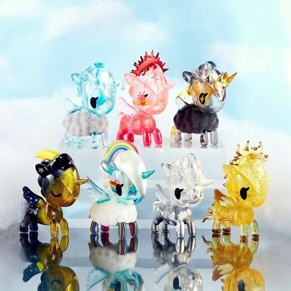 tokidoki toki mochi Sky Unicorno Series Full Set w/Chaser - Picture 1 of 12